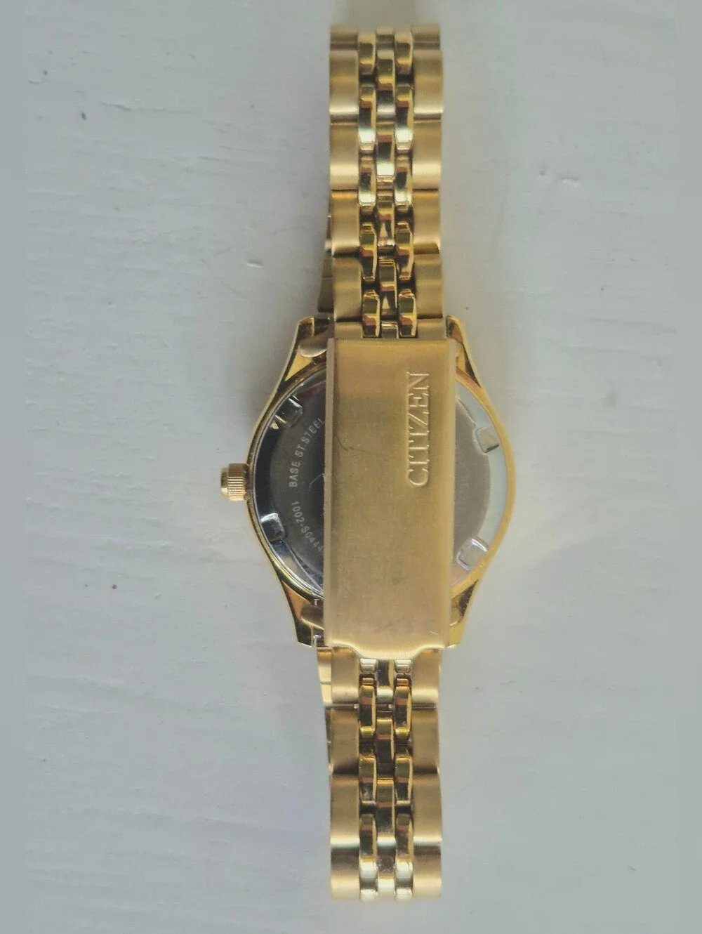 Citizen Gold-Tone Women's Crystal Bezel Bracelet Watch